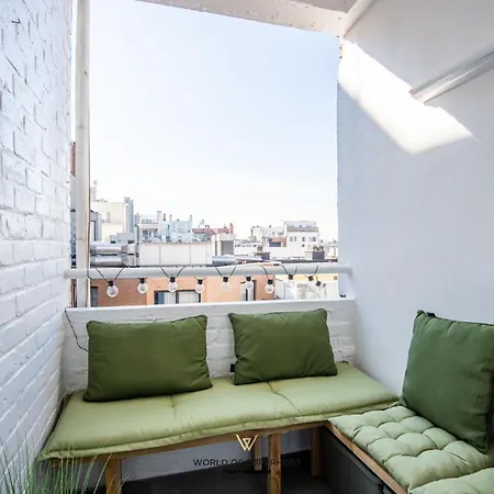 דירה Luxurious Next To The Sea And Centre With Free Parking Space